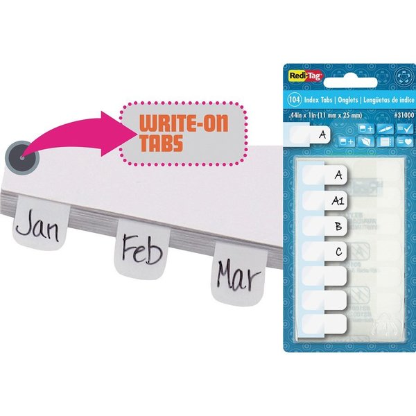 Index Tabs, Write-On, 1