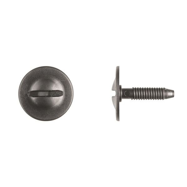 Blk Nyln Slotted Grille Ret 5.7mm Stem Dia 25.5mm Stem PK25