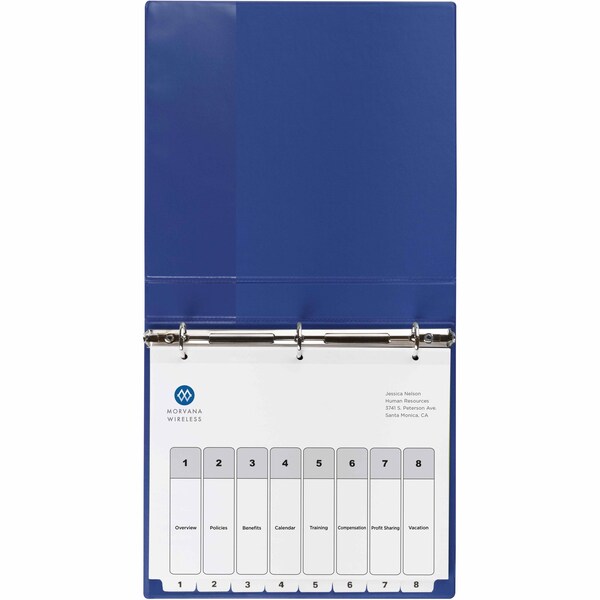 AveryÂ® Ready IndexÂ® Table of Contents Dividers 11132, 8-Tab Set