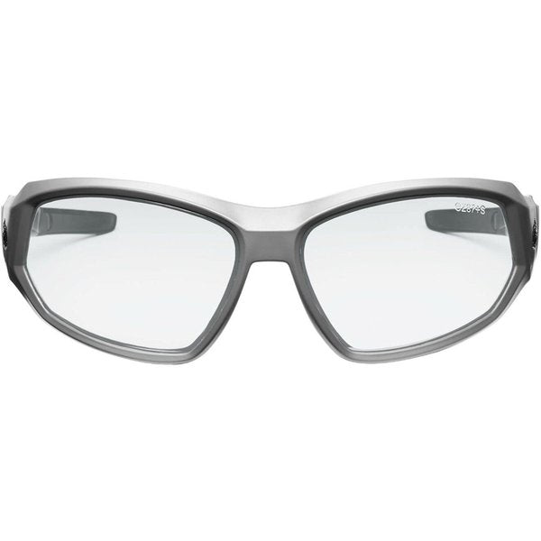 Safety Glasses, Traditional Clear PC Decenter Lens, Anti-Fog, Scratch-Resistant