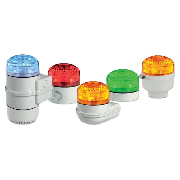 Beacon Warning Sounder Light, Red, LED