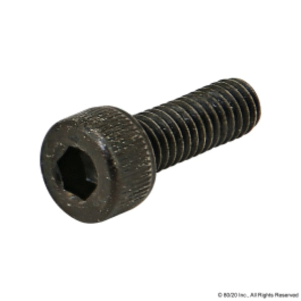 M4-0.70 Socket Head Cap Screw, Black Oxide Steel, 12 mm Length