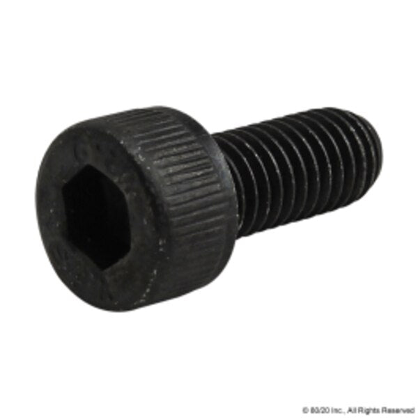 M5-0.80 Socket Head Cap Screw, Black Oxide Steel, 12 mm Length