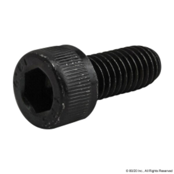 M6-1.00 Socket Head Cap Screw, Black Oxide Steel, 14 mm Length