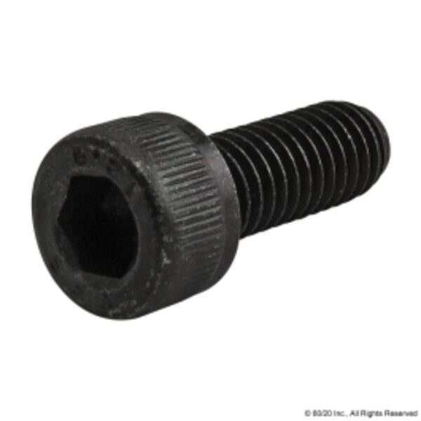 M6-1.00 Socket Head Cap Screw, Black Oxide Steel, 16 mm Length