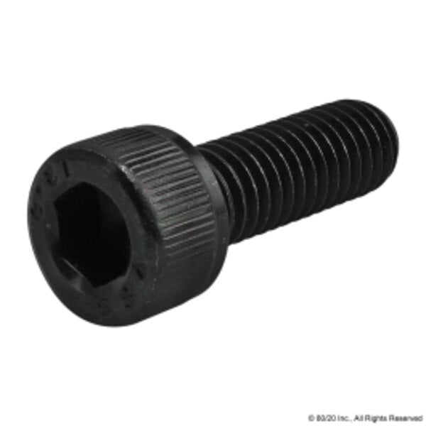 M6-1.00 Socket Head Cap Screw, Black Oxide Steel, 18 mm Length