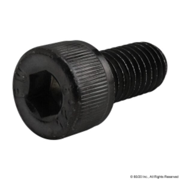 M8-1.25 Socket Head Cap Screw, Black Oxide Steel, 16 mm Length