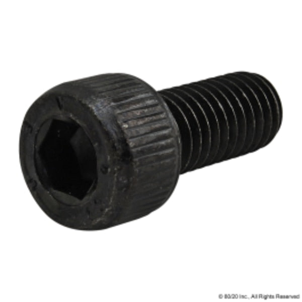M8-1.25 Socket Head Cap Screw, Black Oxide Steel, 18 mm Length