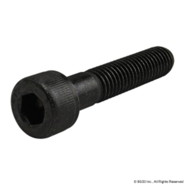 M8-1.25 Socket Head Cap Screw, Black Oxide Steel, 40 mm Length