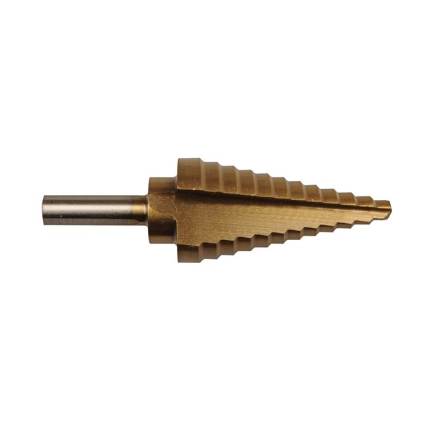 Gold HSS Titanium Step Bits 3/16