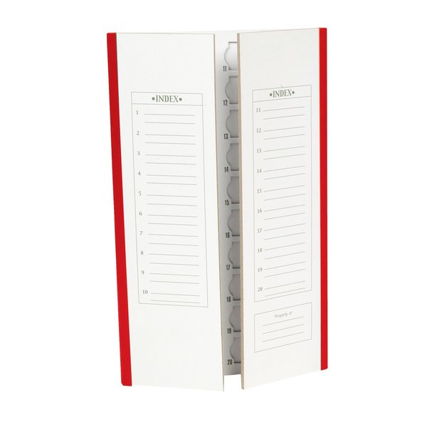 Slide Tray Cardboard, Red, 20-Place, PK72