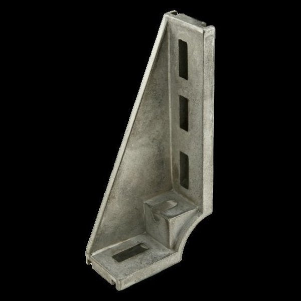 Aluminum Floor Mount Bracket, Left 45S