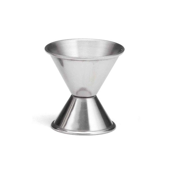 Jigger W/Capacity Stamping, SS, .5OZ/1OZ