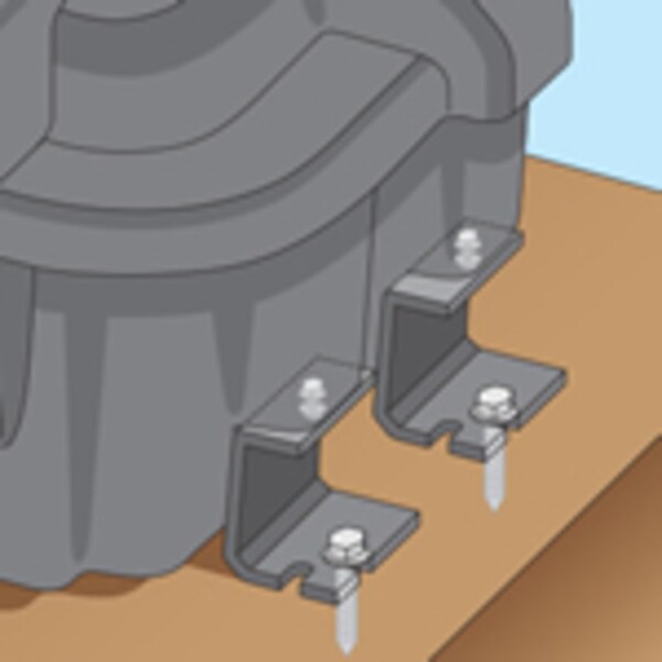 Commercial Battery Box, Mounting Kit