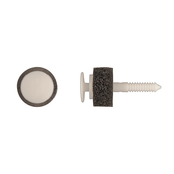 Ntrl Nyln Door Panel Ret 34mm Stem L15mm Top Hd Dia PK15