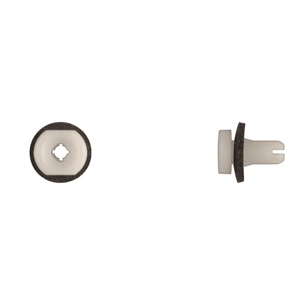 Ntrl Nyln Trim Panel Nuts 7mm Hole Size 15mm Stem L PK15
