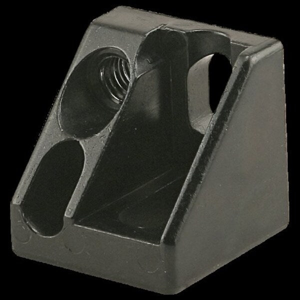 Panel Mount Block M6 Die Cast Zinc Blk