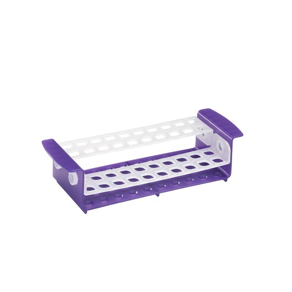 Multi Tube Rack, Natural/Purple, 10-17mm