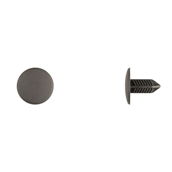 Blk Nyln Trunk Interior Ret 7mm Hole 15mm Stem L PK25