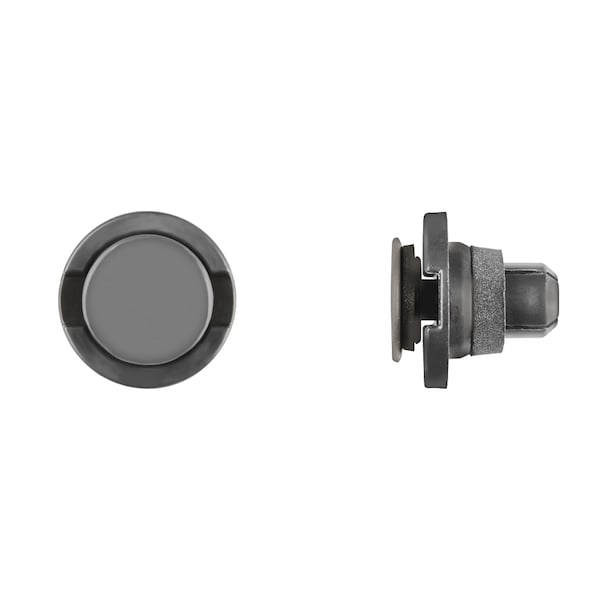 Blk Nyln Rocker Mldg Ret 17mm Hole Size 25mm Flange PK5