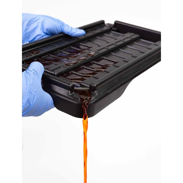 Slide Staining Tray Set, Black, 18 Place