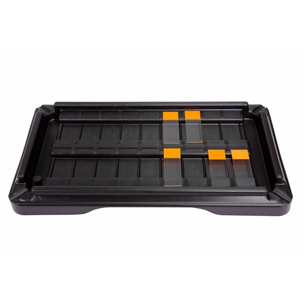 Slide Staining Tray Set, Black, 18 Place