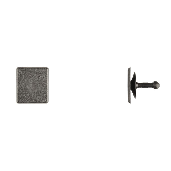 Blk Nyln Cowl Grille Ret 3mm Pin Dia 13mm Stem PK25