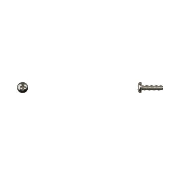 #4-40 x 3/8 in Phillips Pan Machine Screw, Zinc Plated