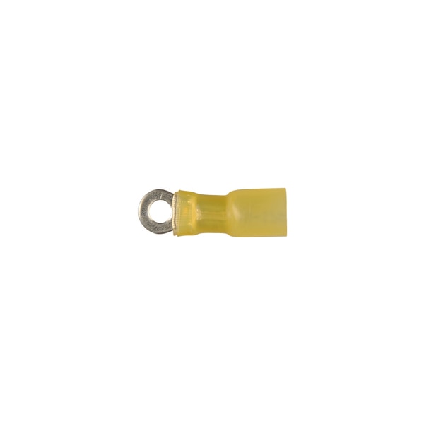 Ylw Nyln Crimp Terminal #8 Stud/Ring Typ 12-10 G Wire PK10