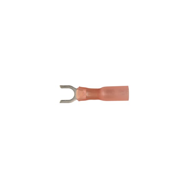 Red Nyln Crimp Wire Terminal #10 Open Spade 22-18 Ga. Wire PK10