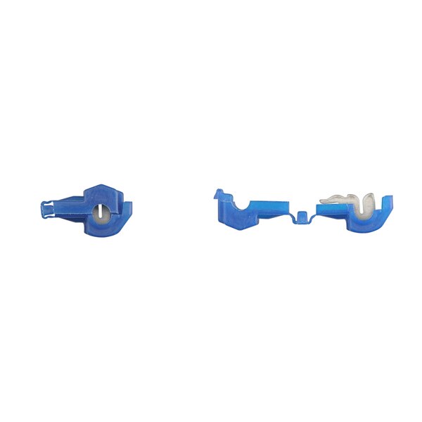 Blue Nyln Fully Insul Tee Tap 18-14 Gauge Wire Rng PK10