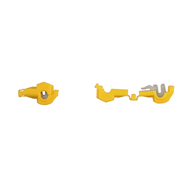 Ylw Nyln Insul Tee Taps 12 Gauge Wire Size PK25