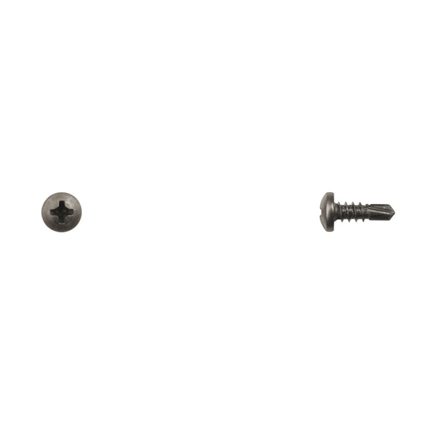 Blk Finish Pan Hd Tek Screws 8X1/2