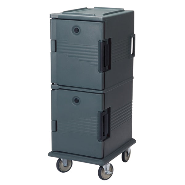 Food Transport Cart, Side-Load, Gray