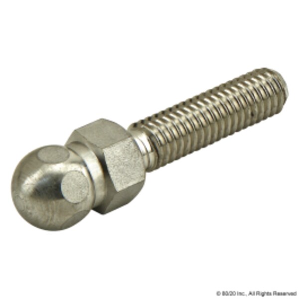 Swivel Foot Threaded Stem, 3/8-16 X 1.5
