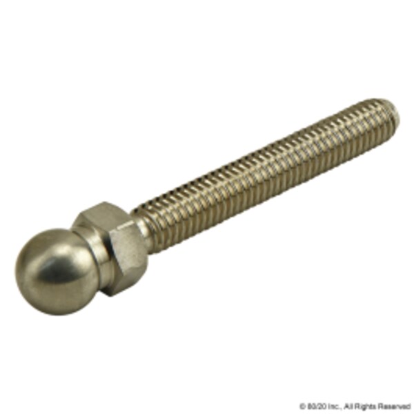 Swivel Foot Threaded Stem, 3/8-16 X 2.5