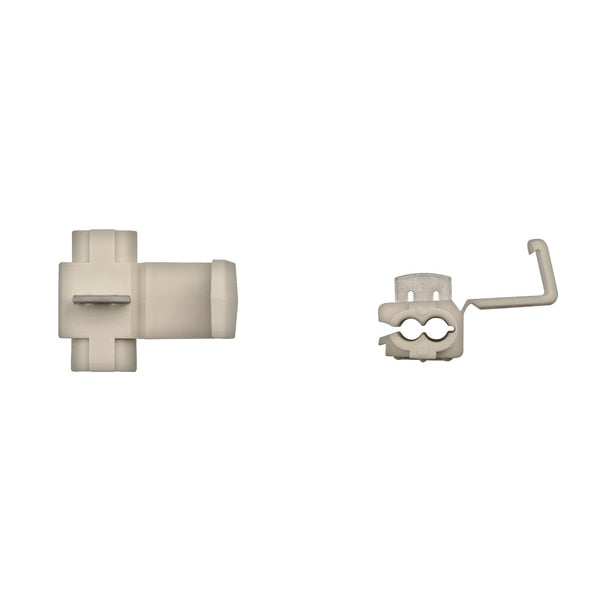Wht Nyln Scotch Locks 14/16/18 G Wire Rng Self-Strip PK25