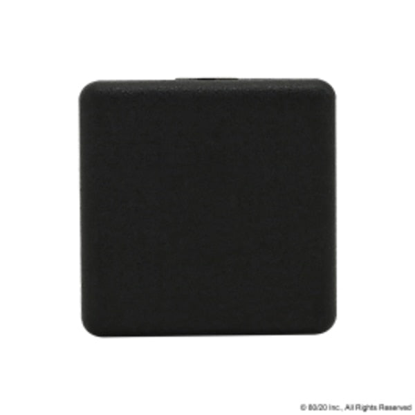 End Cap 90X90 4Pin Nylon Blk