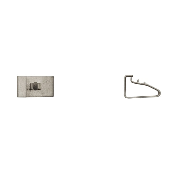 Zinc Bumper/Grille Fasteners #6 Screw Size 10mm W 18mm H PK15