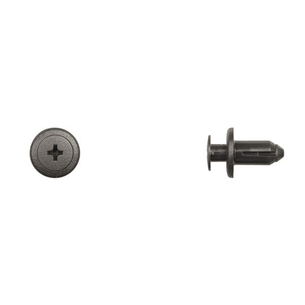 Blk Nyln Interior Trim Ret 7mm Hole Size 14mm Stem L PK10