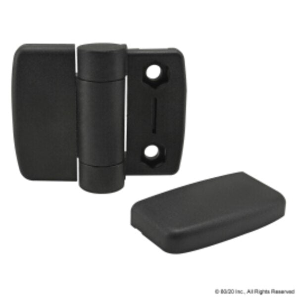 Standard Detent Hinge Tab8 Nylon Blk