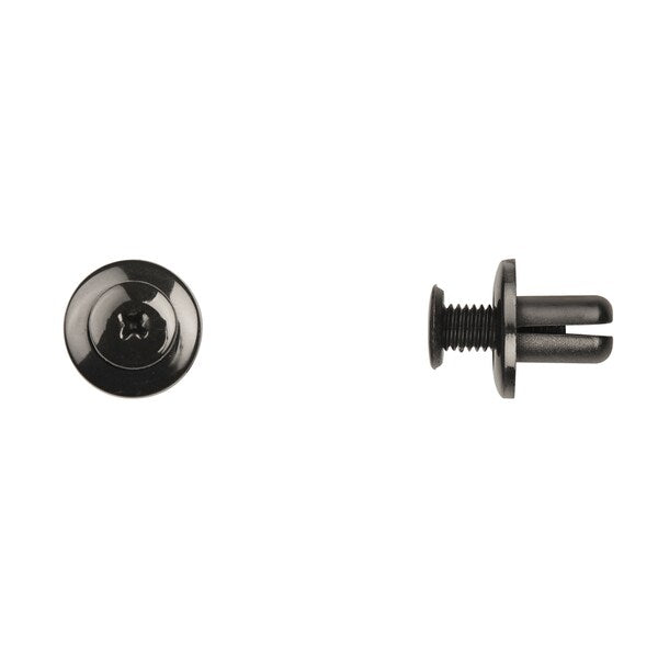 Blk Nyln Grille Screw Ret 8mm Hole Size 12mm Stem L PK15