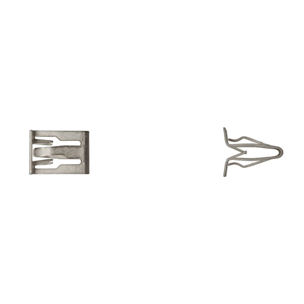 Zinc Garnish Moulding Clips 1/2