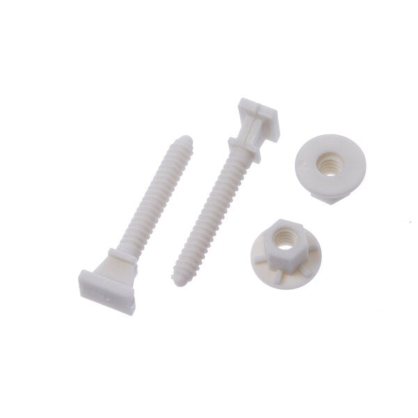 Nylon Toilet Bolts - Bagged 2-1/2