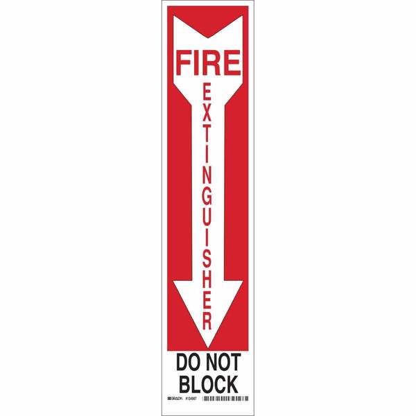 Fire Ext Sign, 18X4