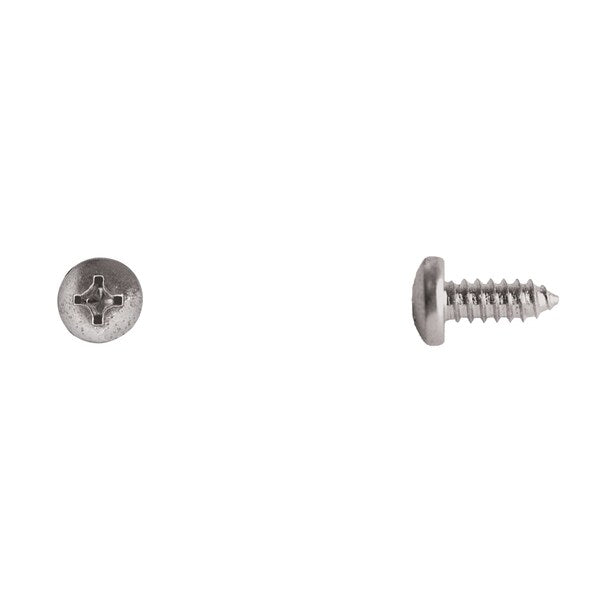 Sheet Metal Screw, #14 x 5/8 in, Zinc Plated Pan Head Phillips Drive