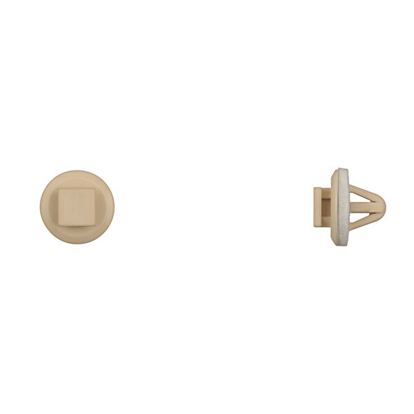 Butterscotch Nyln Mldg Clips 8mm Hole Size 9mm Stem L PK15