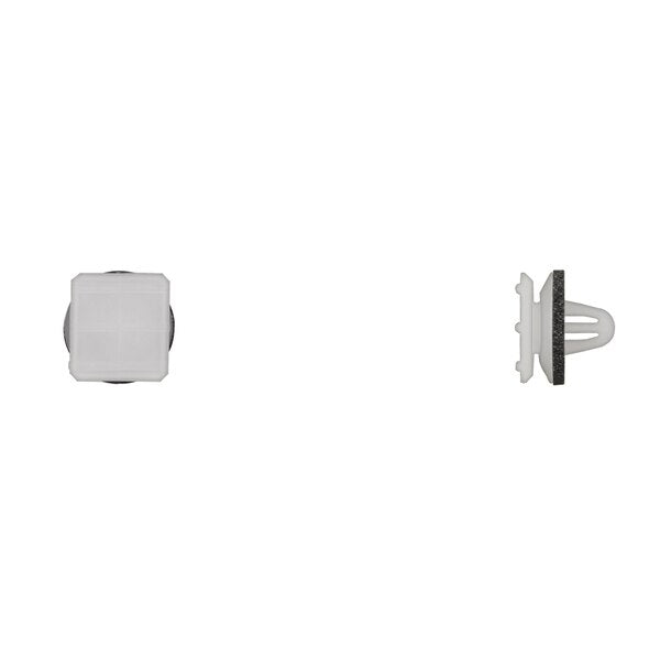 Wht Nyln Body Mldg Ret 6mm Hole 12.5mmX14mm Hd Dia PK25