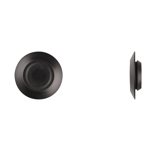 Blk Plstc Flush Hole Plugs 5/8