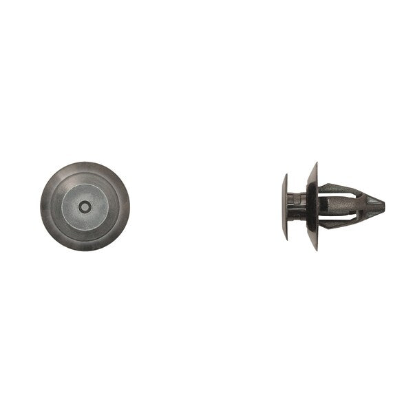 Blk Nyln Door Panel Ret 8mm Hole Size 14mm Stem L PK25